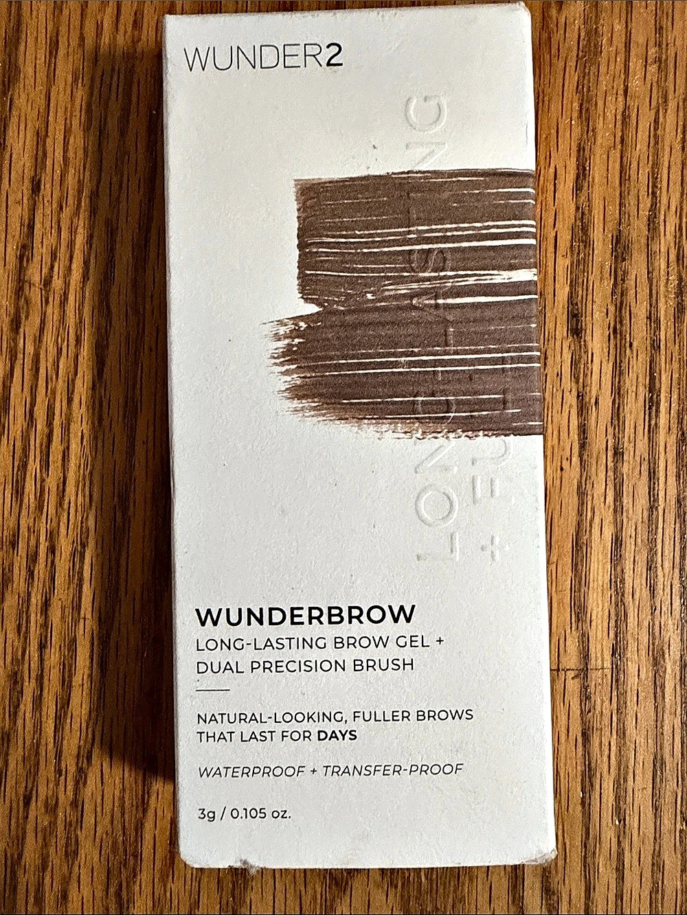 Wunder2 Wunderbrow Long-Lasting Brow Gel + Dual Precision Brush Brow Gel